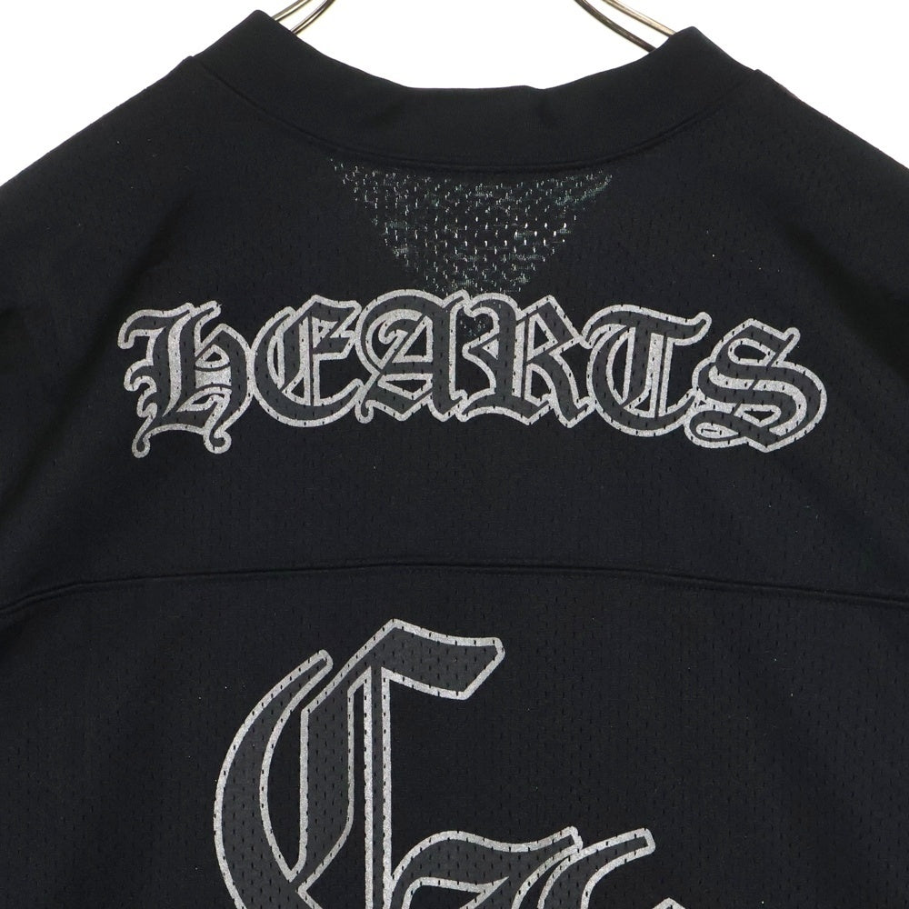 CHROME HEARTS(クロムハーツ) MESH WARM UP JERSEY TEE CHプリントメッシュジャージー 半袖Tシャツ カットソー ブラック