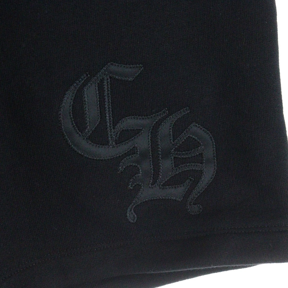 CHROME HEARTS(クロムハーツ) Y NOT SWEAT SHORTS CH刺繍 スウェットハーフパンツ ショーツ ブラック