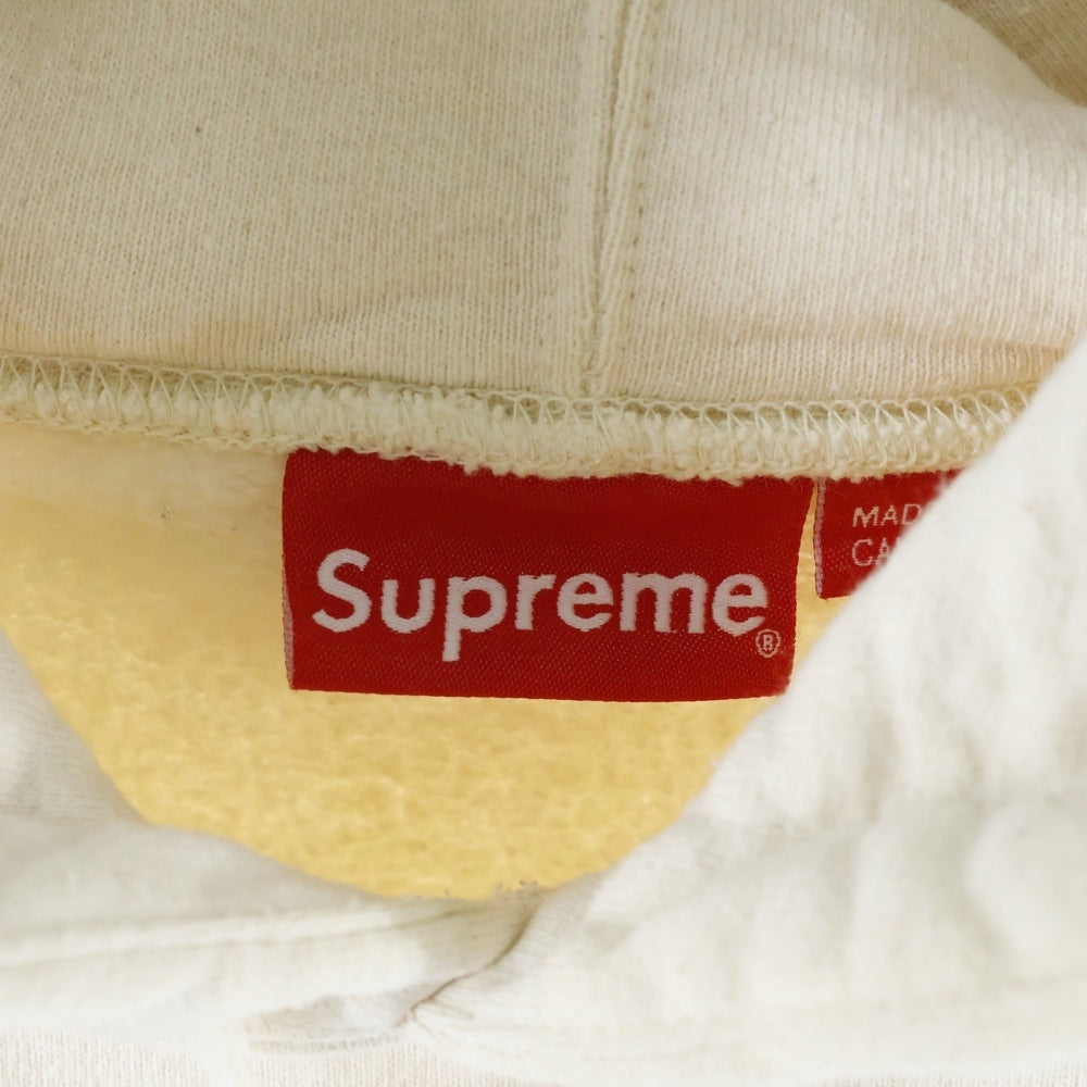 SUPREME(シュプリーム) 20SS Embryo Hooded Sweatshirt エンブリオ 両面プリント スウェットフーディ プルオーバーパーカー アイボリー