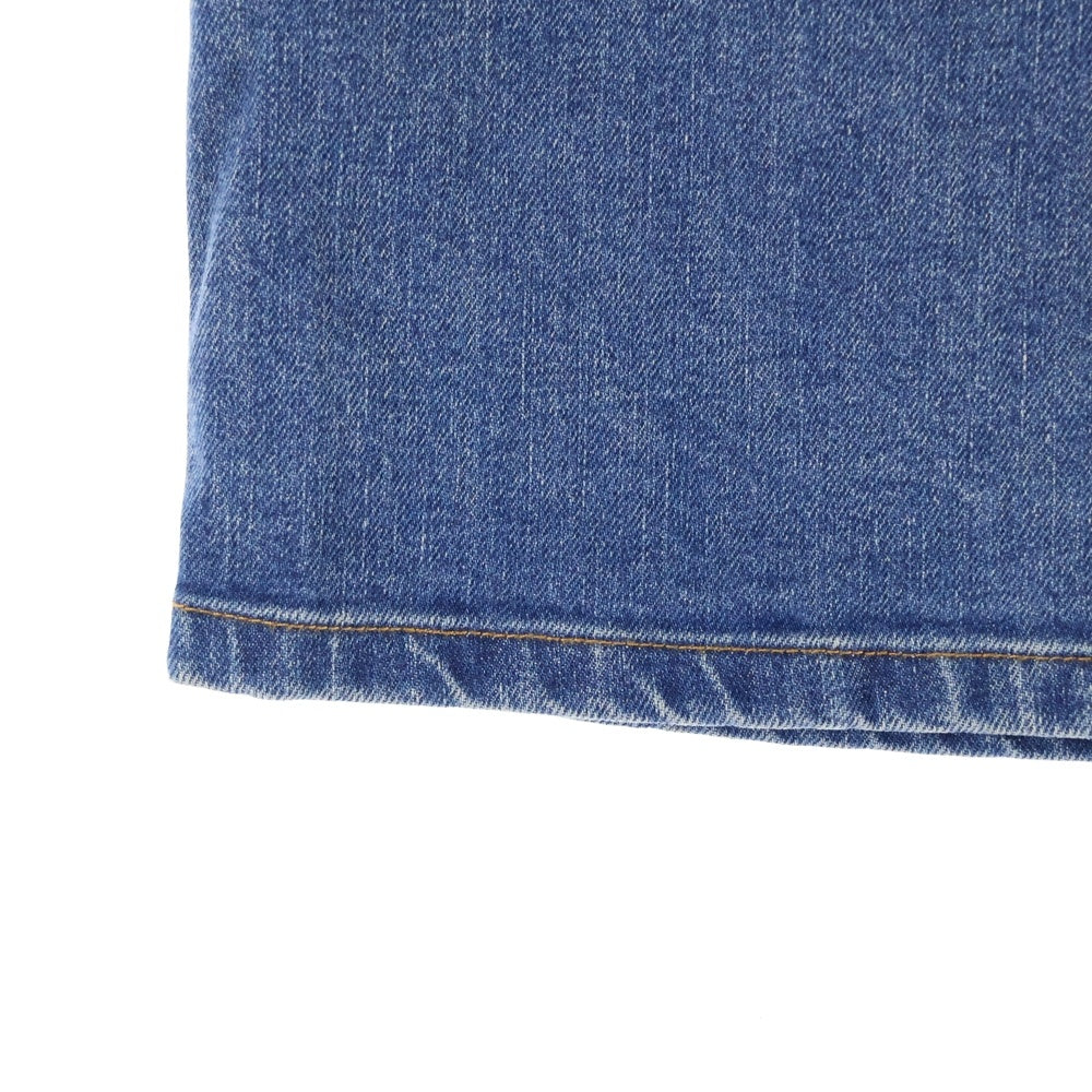 A.P.C(アーペーセー) ロゴボタン ジッパーフライ デニムスカート ショーツ インディゴ レディース