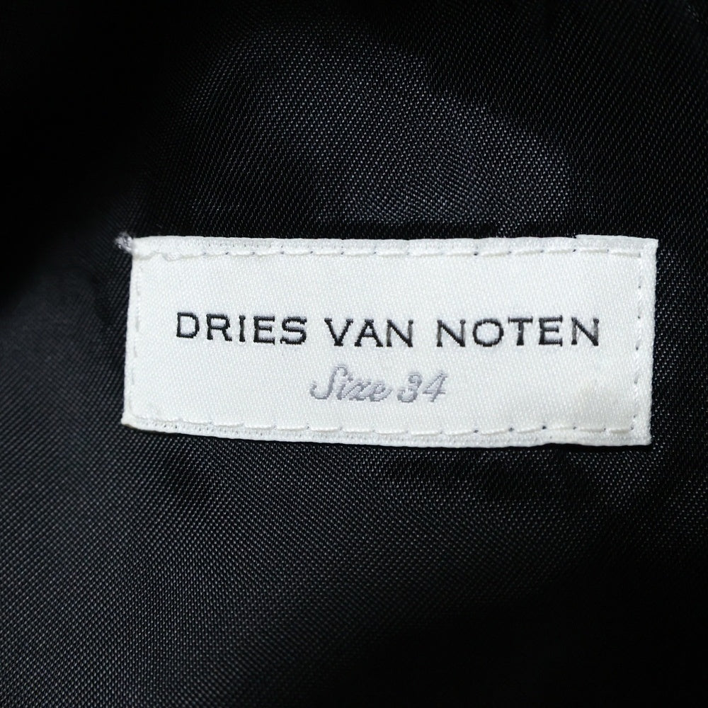 DRIES VAN NOTEN(ドリスヴァンノッテン) 花柄 コットン ノースリーブ ワンピース マルチ レディース