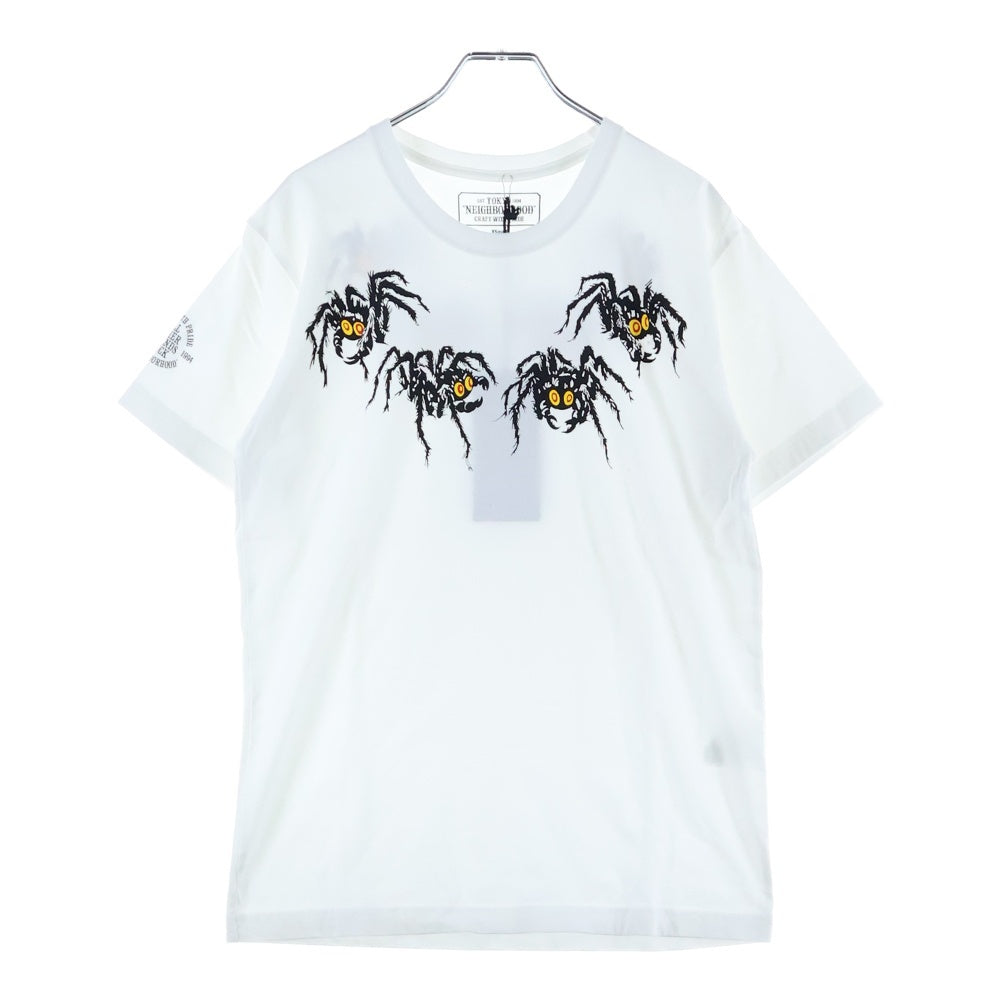 NEIGHBORHOOD(ネイバーフッド) TARANTULA タランチュラ 両面プリント クルーネック半袖Tシャツ カットソー ホワイト