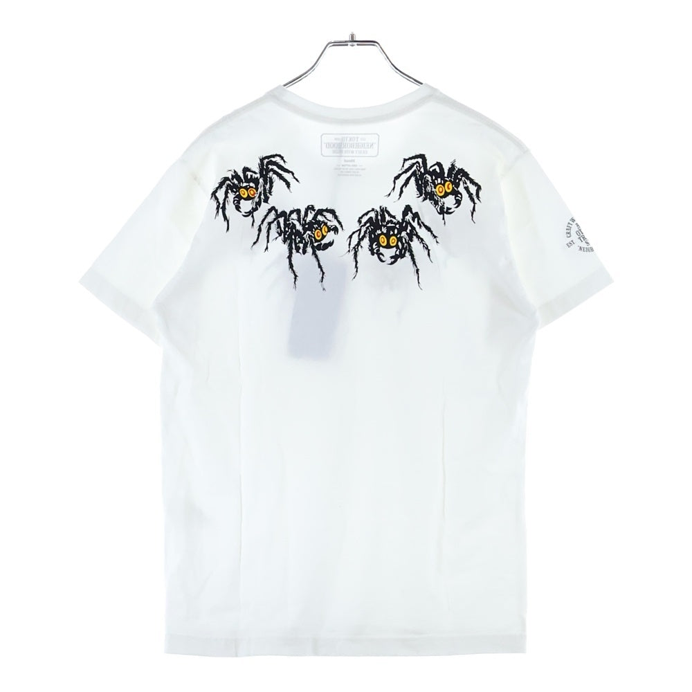 NEIGHBORHOOD(ネイバーフッド) TARANTULA タランチュラ 両面プリント クルーネック半袖Tシャツ カットソー ホワイト