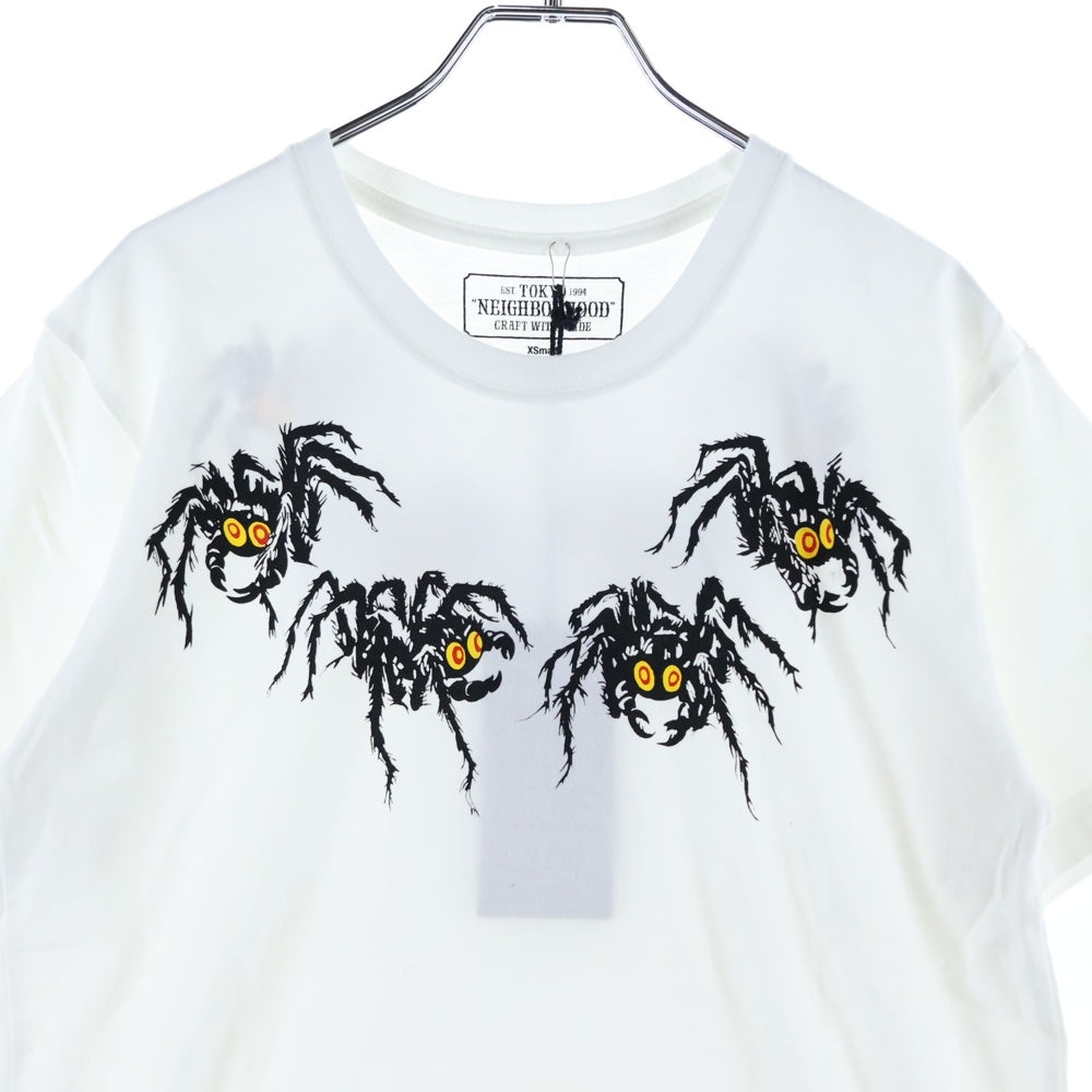 NEIGHBORHOOD(ネイバーフッド) TARANTULA タランチュラ 両面プリント クルーネック半袖Tシャツ カットソー ホワイト