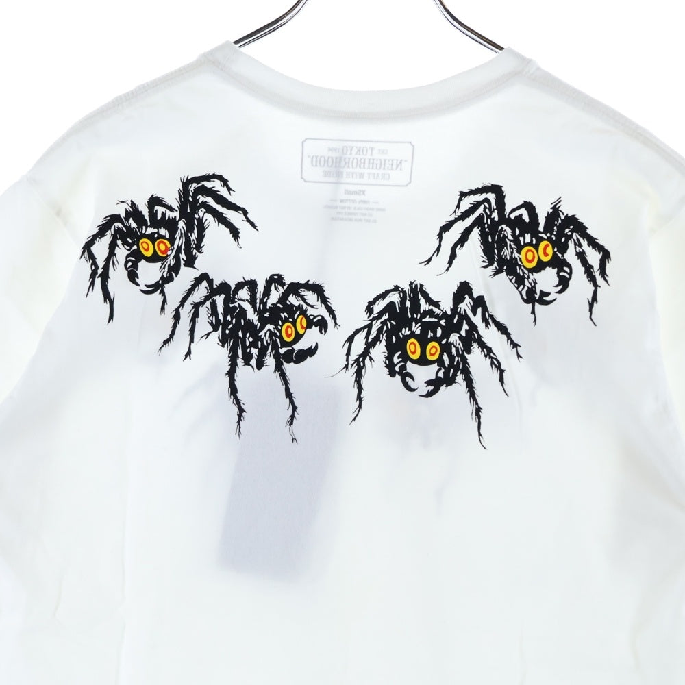 NEIGHBORHOOD(ネイバーフッド) TARANTULA タランチュラ 両面プリント クルーネック半袖Tシャツ カットソー ホワイト