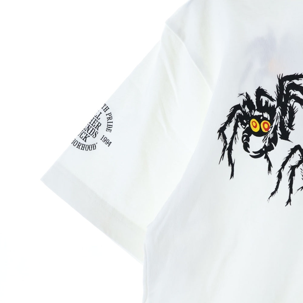 NEIGHBORHOOD(ネイバーフッド) TARANTULA タランチュラ 両面プリント クルーネック半袖Tシャツ カットソー ホワイト