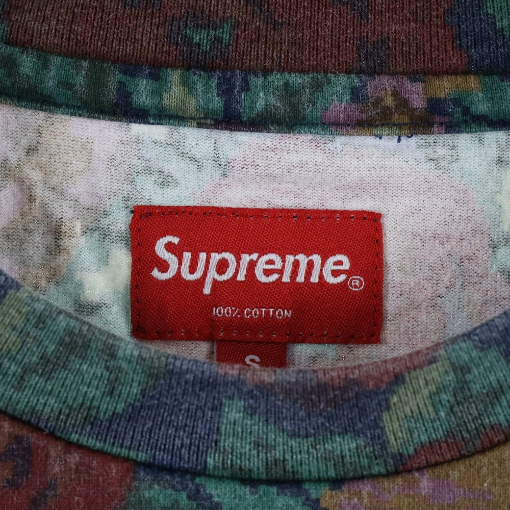 SUPREME(シュプリーム) 20AW Small Box Logo S/S Tee Digi Floral スモールボックスロゴ ディジ フローラル クルーネック半袖Tシャツ カットソー マルチ