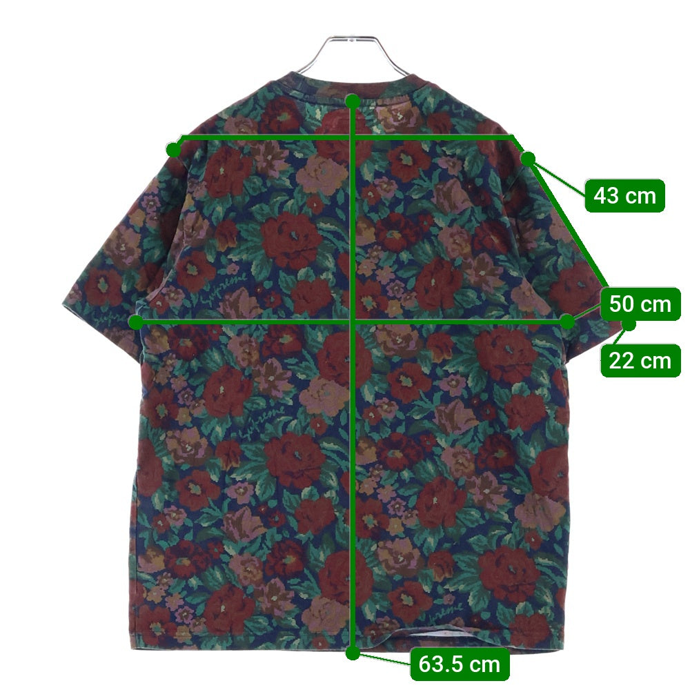 SUPREME(シュプリーム) 20AW Small Box Logo S/S Tee Digi Floral スモールボックスロゴ ディジ フローラル クルーネック半袖Tシャツ カットソー マルチ