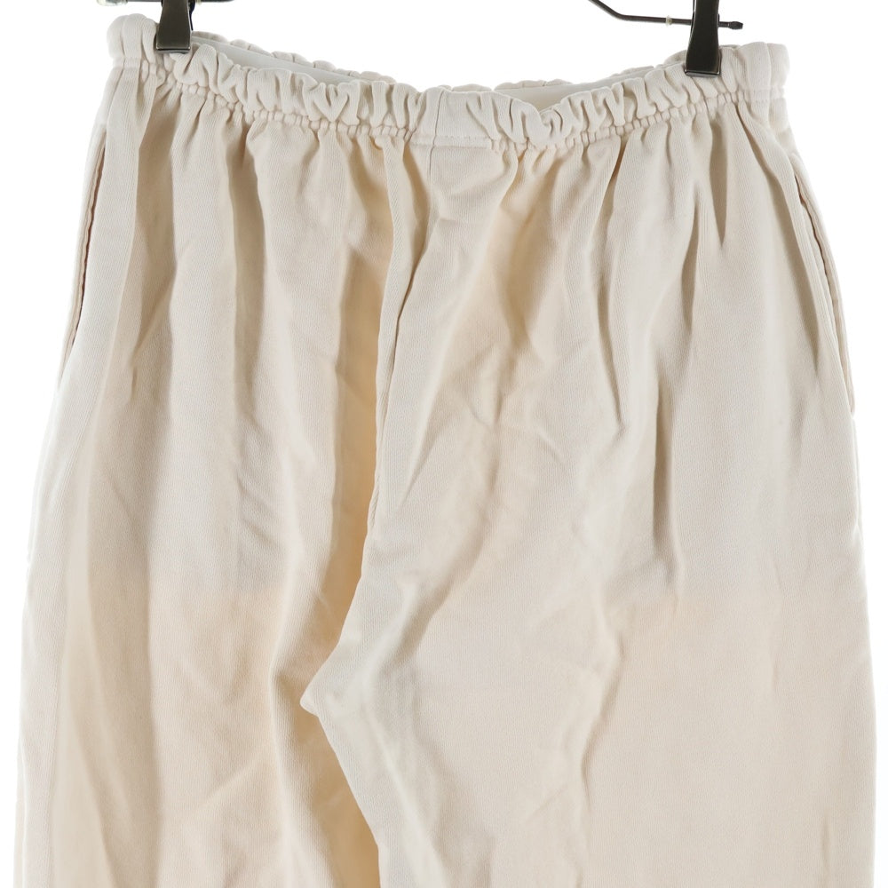 SandWaterr(サンドウォーター) RESEARCHED RIB EASY PANTS リサーチド リブ イージーパンツ スウェット アイボリー SW-P0108