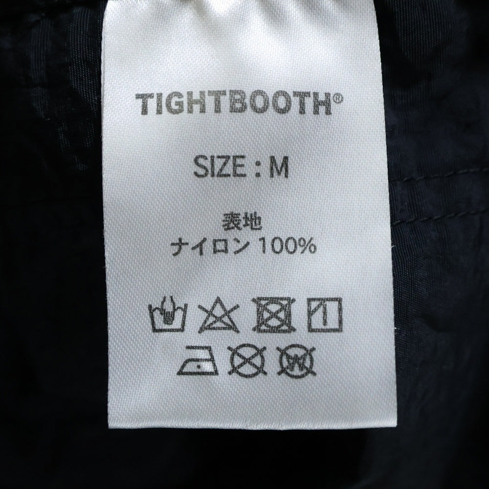 TIGHTBOOTH(タイトブース) BULKY CHECK SHIRT バルキーチェック ナイロン長袖シャツ ブラック/グリーン