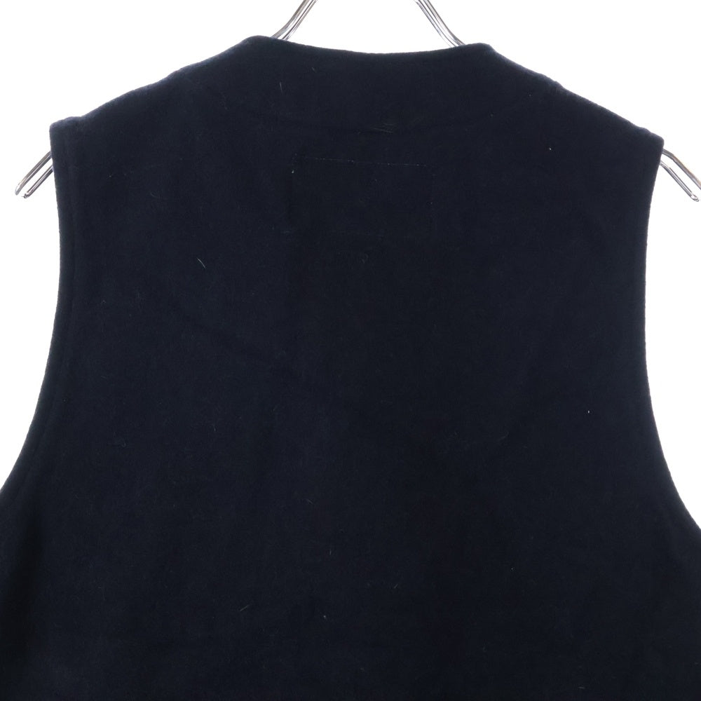 Mountain Research(マウンテンリサーチ) C.P.VEST フロントポケット 5B ウールベスト ネイビー MTR-1796