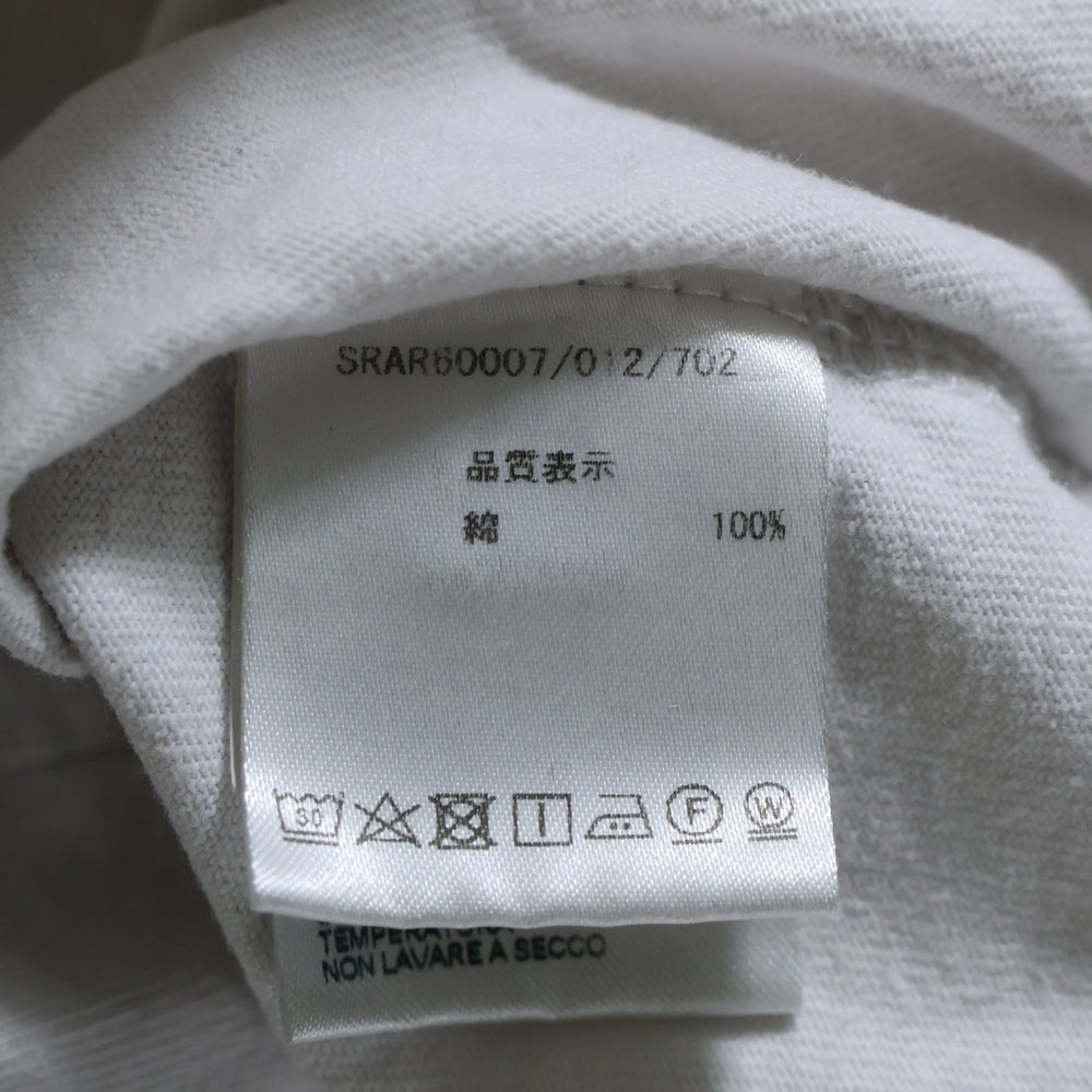 Aries(アリエス) IT'S TIME イッツタイム フロントプリント クルーネック長袖Tシャツ カットソー ホワイト SRAR 60007