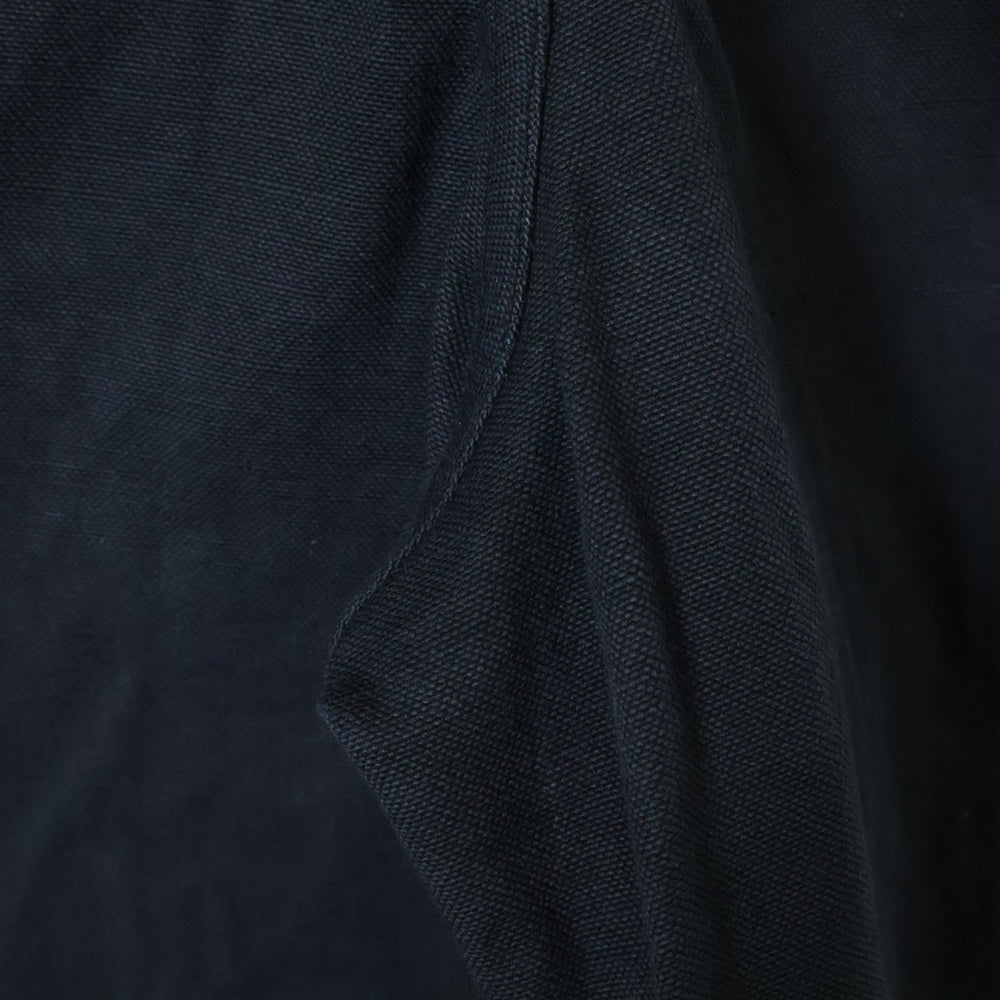 FUMIKA UCHIDA(フミカウチダ) CANVAS LACE-UP BARE JUMPSUIT キャンバス レースアップ ベア バギーフレア ジャンプスーツ ビスチェ ブラック FU-T-JS002