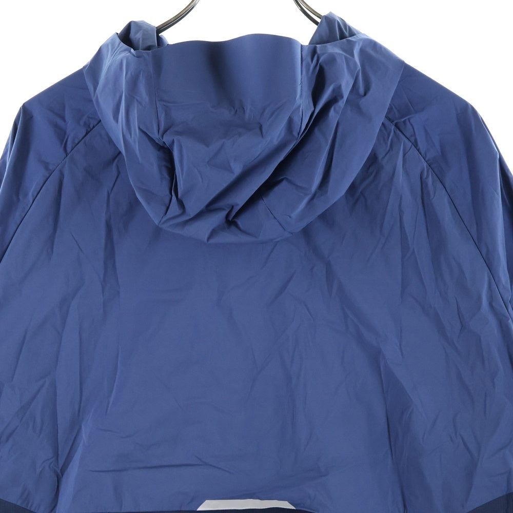 On(オン) CORE JACKET ロゴプリント ジップポケット フーデッドナイロンジャケット ブルー 1ME10330133