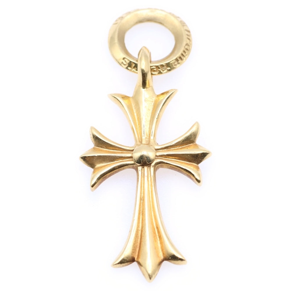 CHROME HEARTS(クロムハーツ) 22K TINY CH CROSS タイニーCHクロス ペンダントトップ ゴールド BCA051