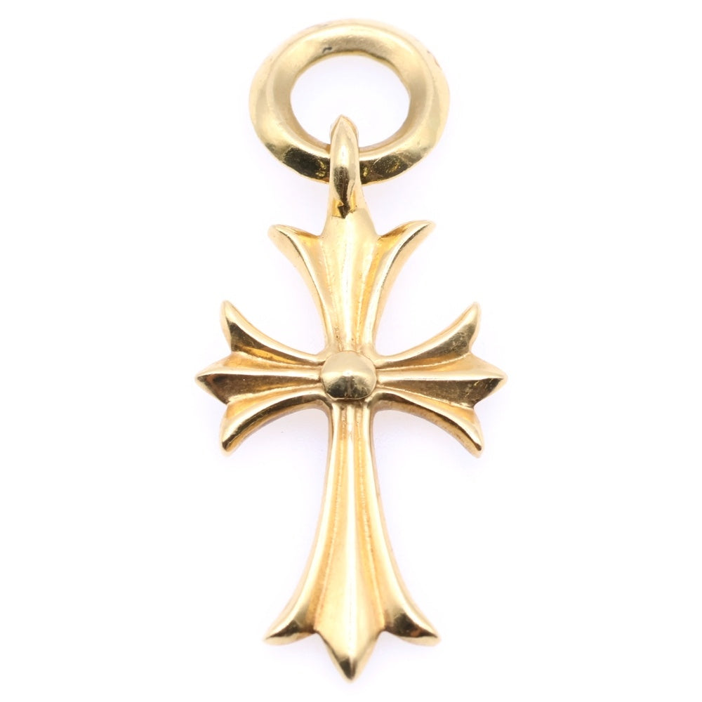 CHROME HEARTS(クロムハーツ) 22K TINY CH CROSS タイニーCHクロス ペンダントトップ ゴールド BCA051