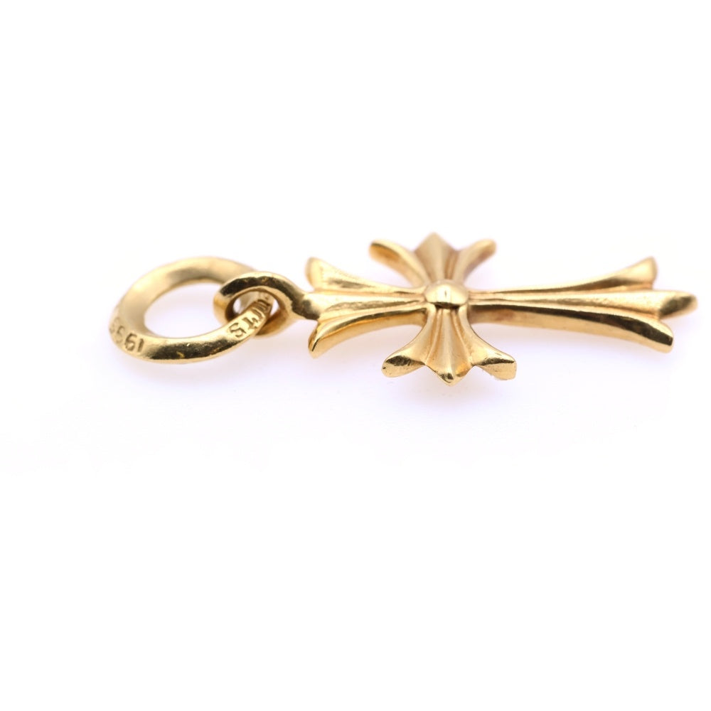 CHROME HEARTS(クロムハーツ) 22K TINY CH CROSS タイニーCHクロス ペンダントトップ ゴールド BCA051
