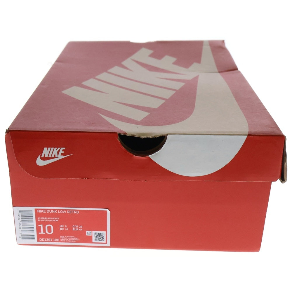 NIKE(ナイキ) DUNK LOW PANDA ダンク パンダ ローカットスニーカー ブラック/ホワイト US10/28cm DD1391-100