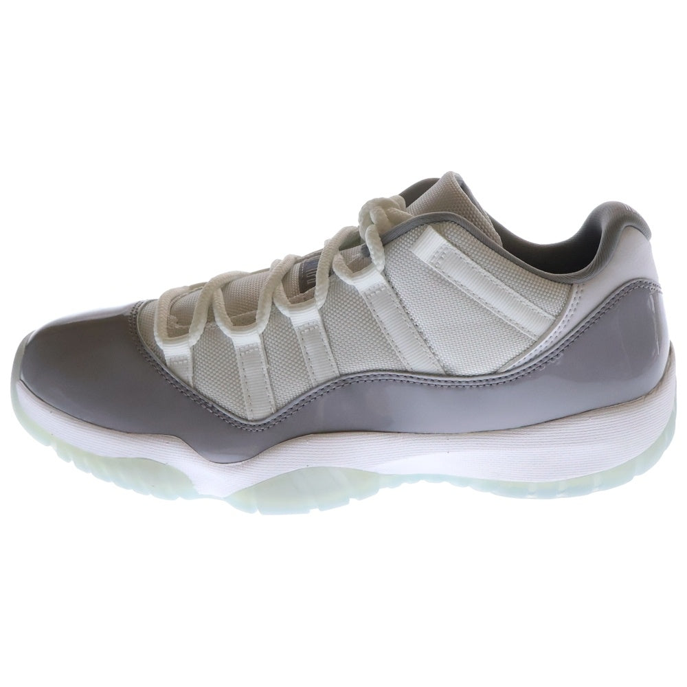 NIKE(ナイキ) AIR JORDAN 11 RETRO LOW CEMENT GREY エアジョーダン11 セメント レトロ ローカットスニーカー ホワイト/グレー US9.5/27.5cm AV2187-140