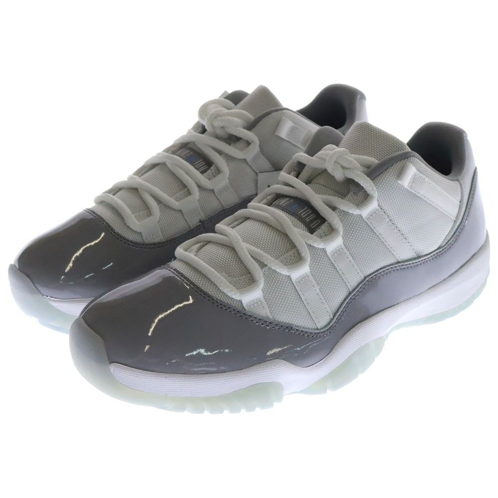 NIKE(ナイキ) AIR JORDAN 11 RETRO LOW CEMENT GREY エアジョーダン11 セメント レトロ ローカットスニーカー ホワイト/グレー US9.5/27.5cm AV2187-140