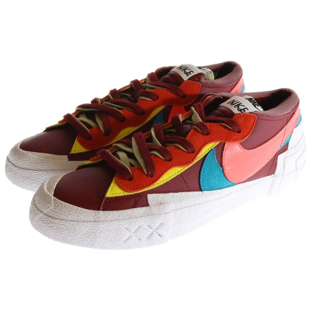 NIKE(ナイキ) ×sacai × KAWS BLAZER LOW TEAM RED サカイ カウズ ブレーザー チームレッド ローカットスニーカー マルチ US10/28cm DM7901-600
