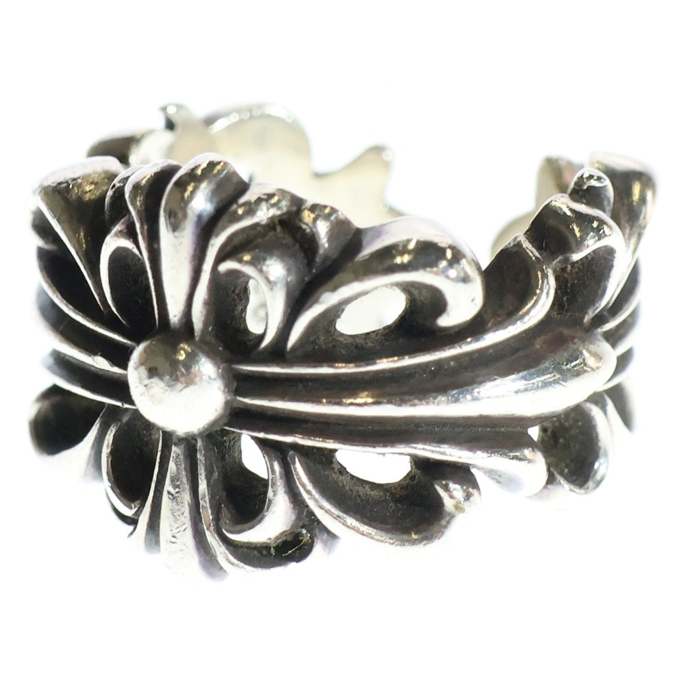 CHROME HEARTS(クロムハーツ) DBL FLRL CRS ダブルフローラルクロス リング シルバー BCA390