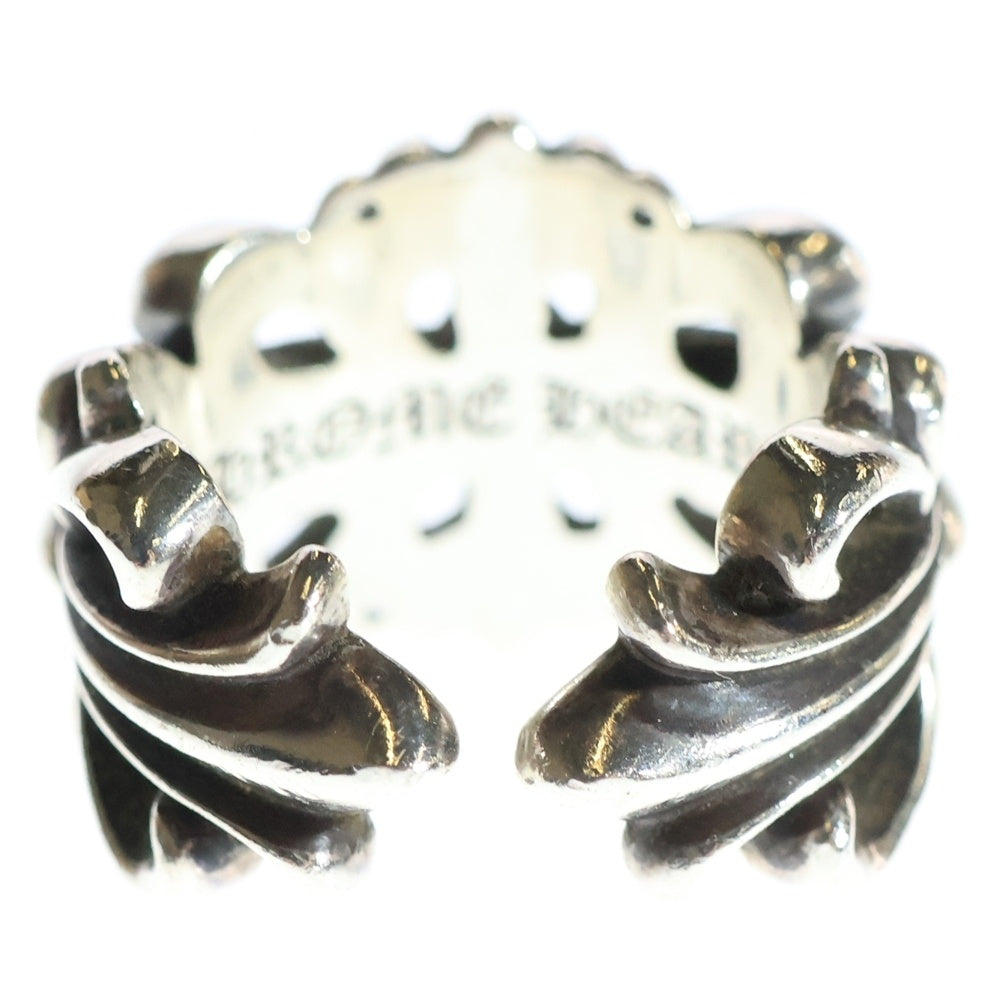 CHROME HEARTS(クロムハーツ) DBL FLRL CRS ダブルフローラルクロス リング シルバー BCA390