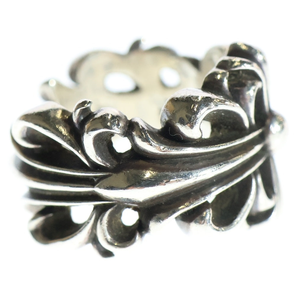 CHROME HEARTS(クロムハーツ) DBL FLRL CRS ダブルフローラルクロス リング シルバー BCA390