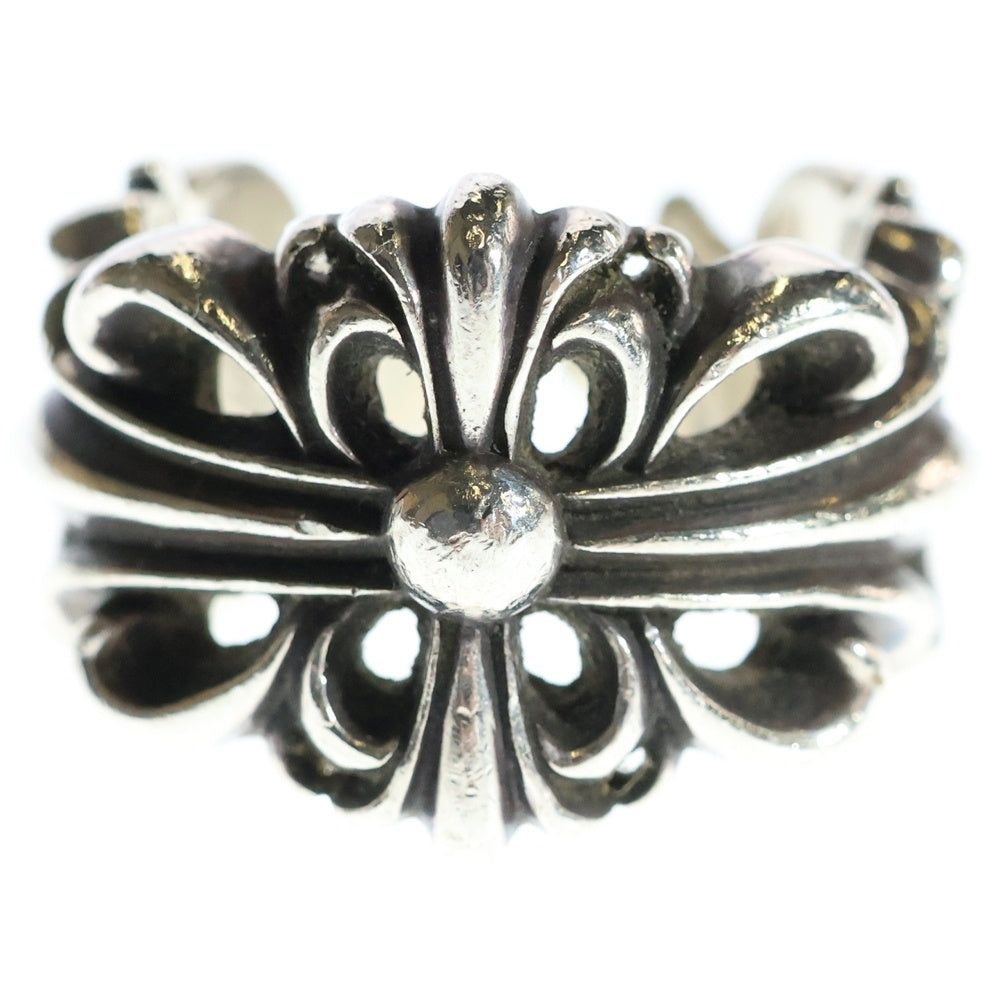 CHROME HEARTS(クロムハーツ) DBL FLRL CRS ダブルフローラルクロス リング シルバー BCA390
