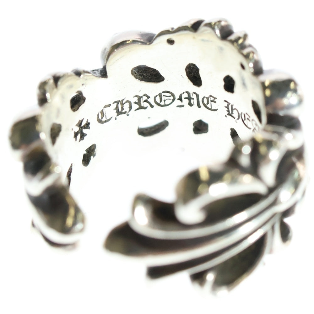 CHROME HEARTS(クロムハーツ) DBL FLRL CRS ダブルフローラルクロス リング シルバー BCA390