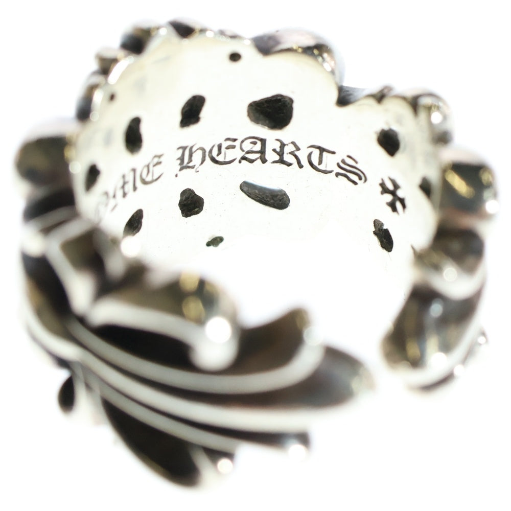 CHROME HEARTS(クロムハーツ) DBL FLRL CRS ダブルフローラルクロス リング シルバー BCA390