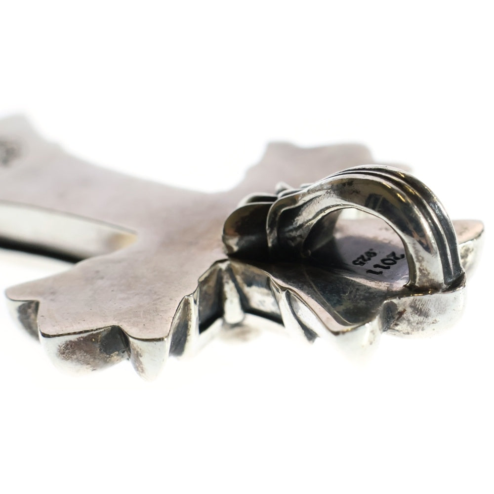 CHROME HEARTS(クロムハーツ) DBL CH CRS LG ラージ ダブルCHクロスペンダントトップ シルバー BCA246