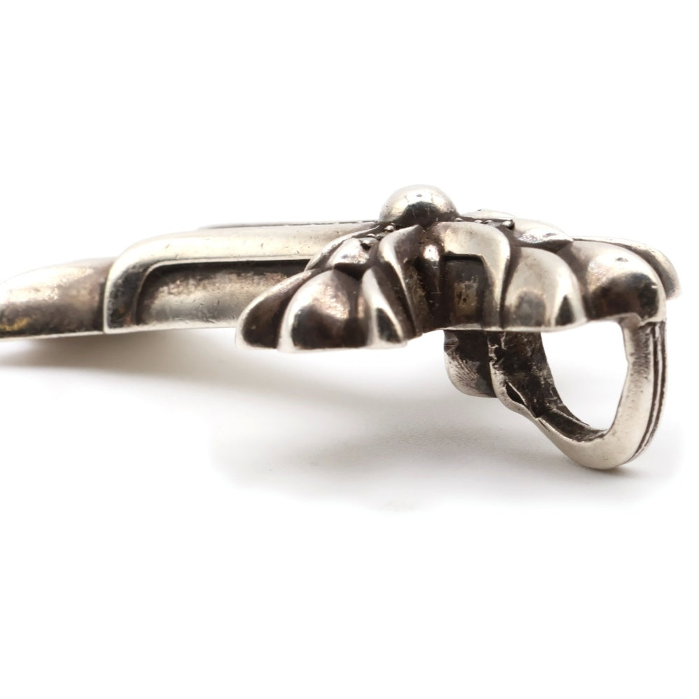 CHROME HEARTS(クロムハーツ) DBL CH CRS SML スモール ダブルCHクロスペンダントトップ PAVEダイヤ シルバー