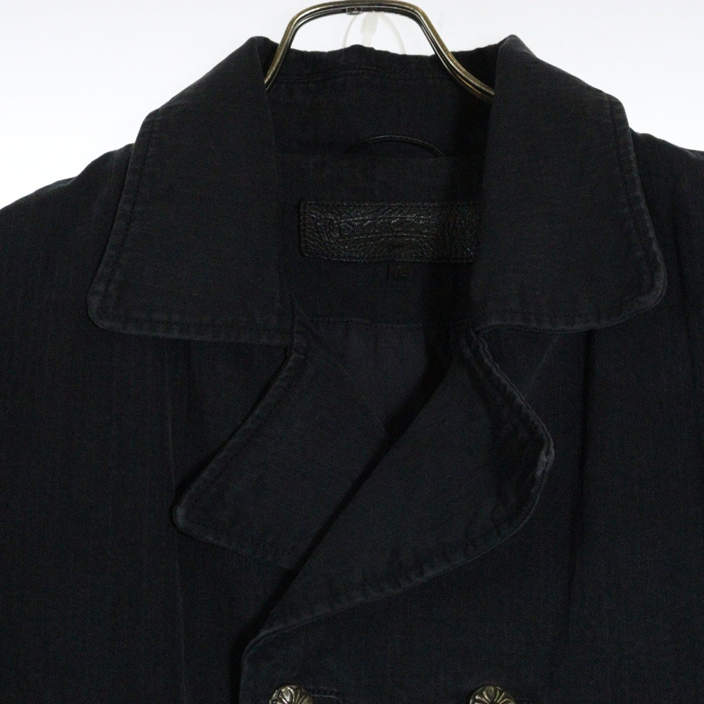 CHROME HEARTS(クロムハーツ) U FELONY フェロニー ヘリンボーン P コート ブラック