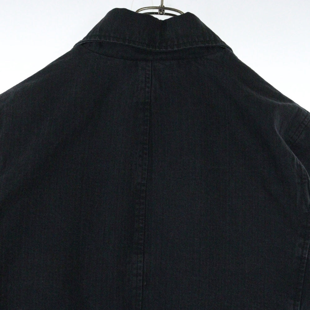 CHROME HEARTS(クロムハーツ) U FELONY フェロニー ヘリンボーン P コート ブラック