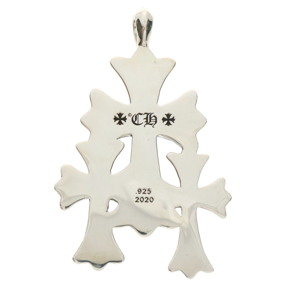 CHROME HEARTS(クロムハーツ) TRIPLE CROSS トリプルクロス シルバー ネックレストップ
