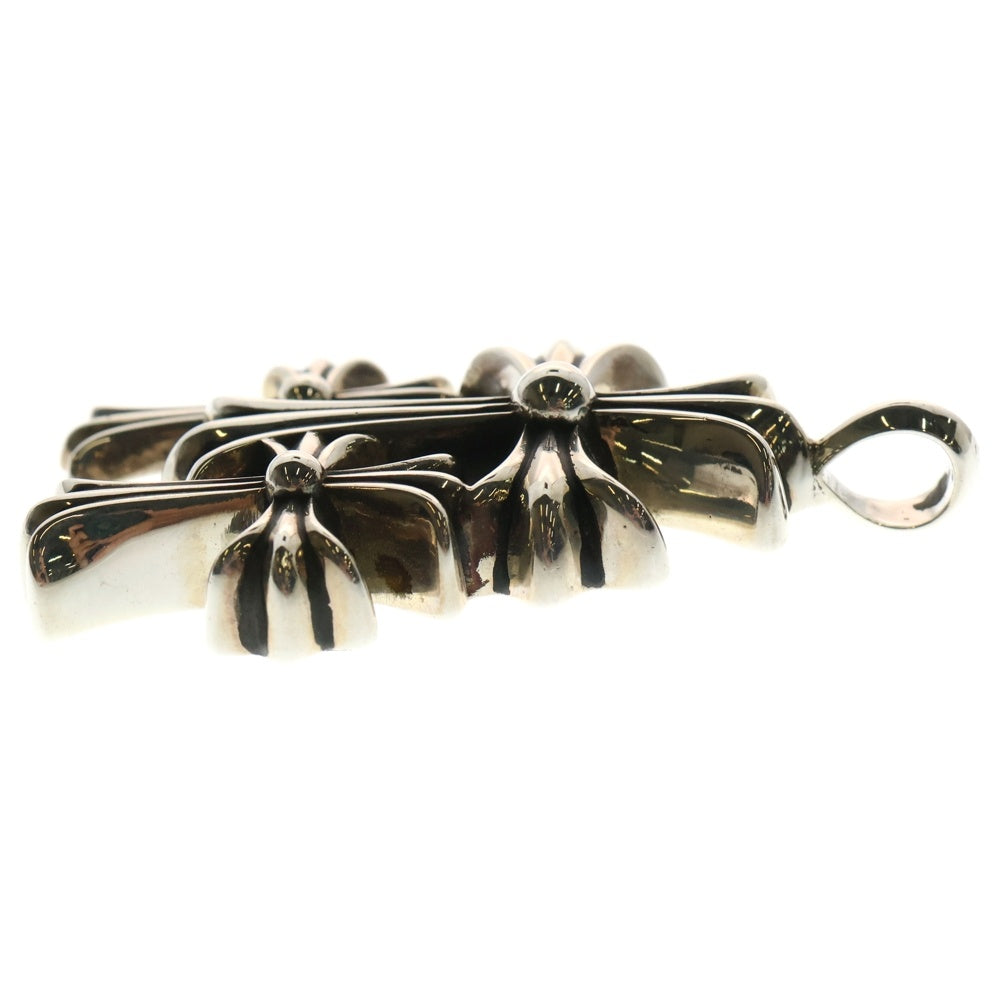 CHROME HEARTS(クロムハーツ) TRIPLE CROSS トリプルクロス シルバー ネックレストップ