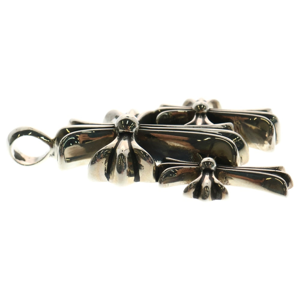CHROME HEARTS(クロムハーツ) TRIPLE CROSS トリプルクロス シルバー ネックレストップ