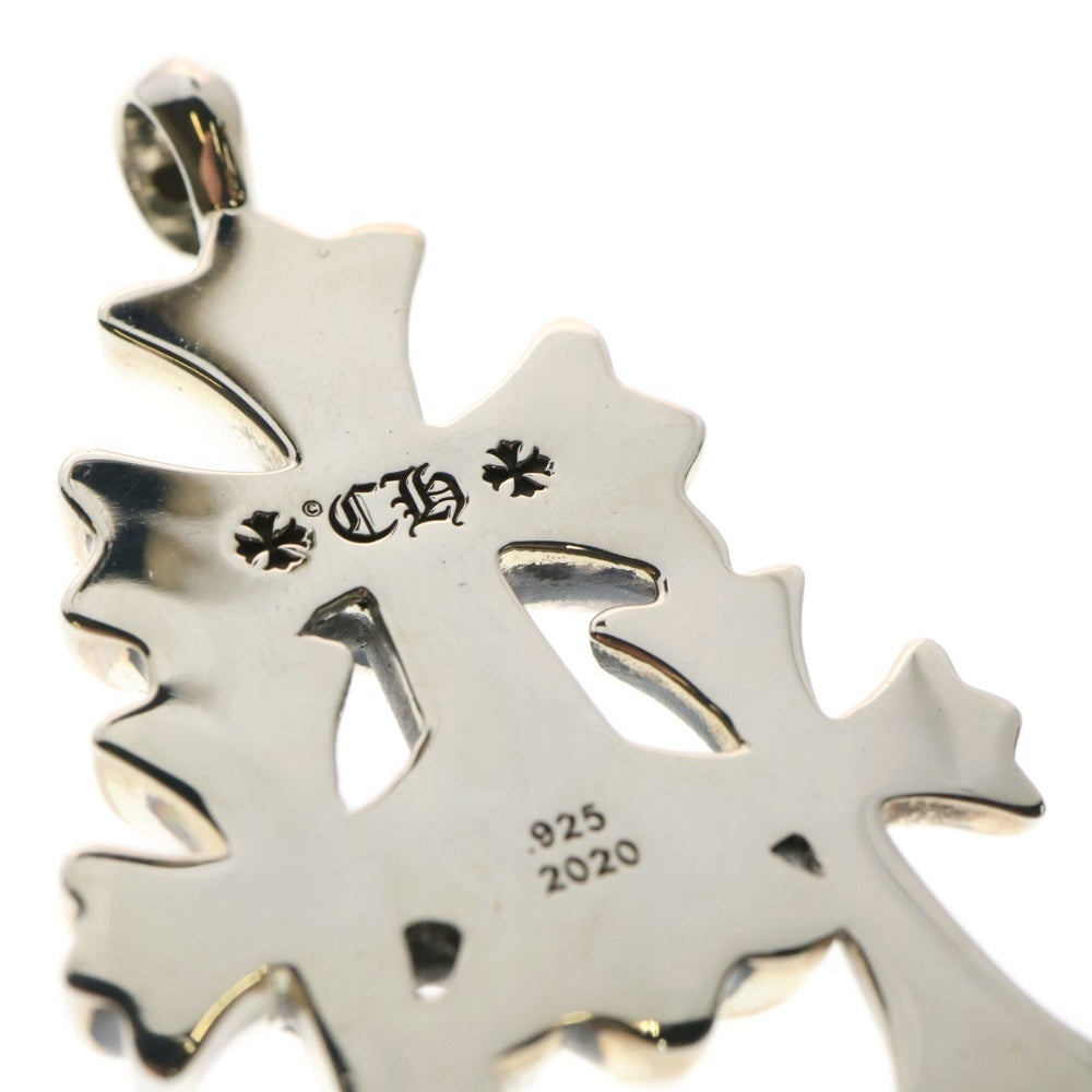 CHROME HEARTS(クロムハーツ) TRIPLE CROSS トリプルクロス シルバー ネックレストップ