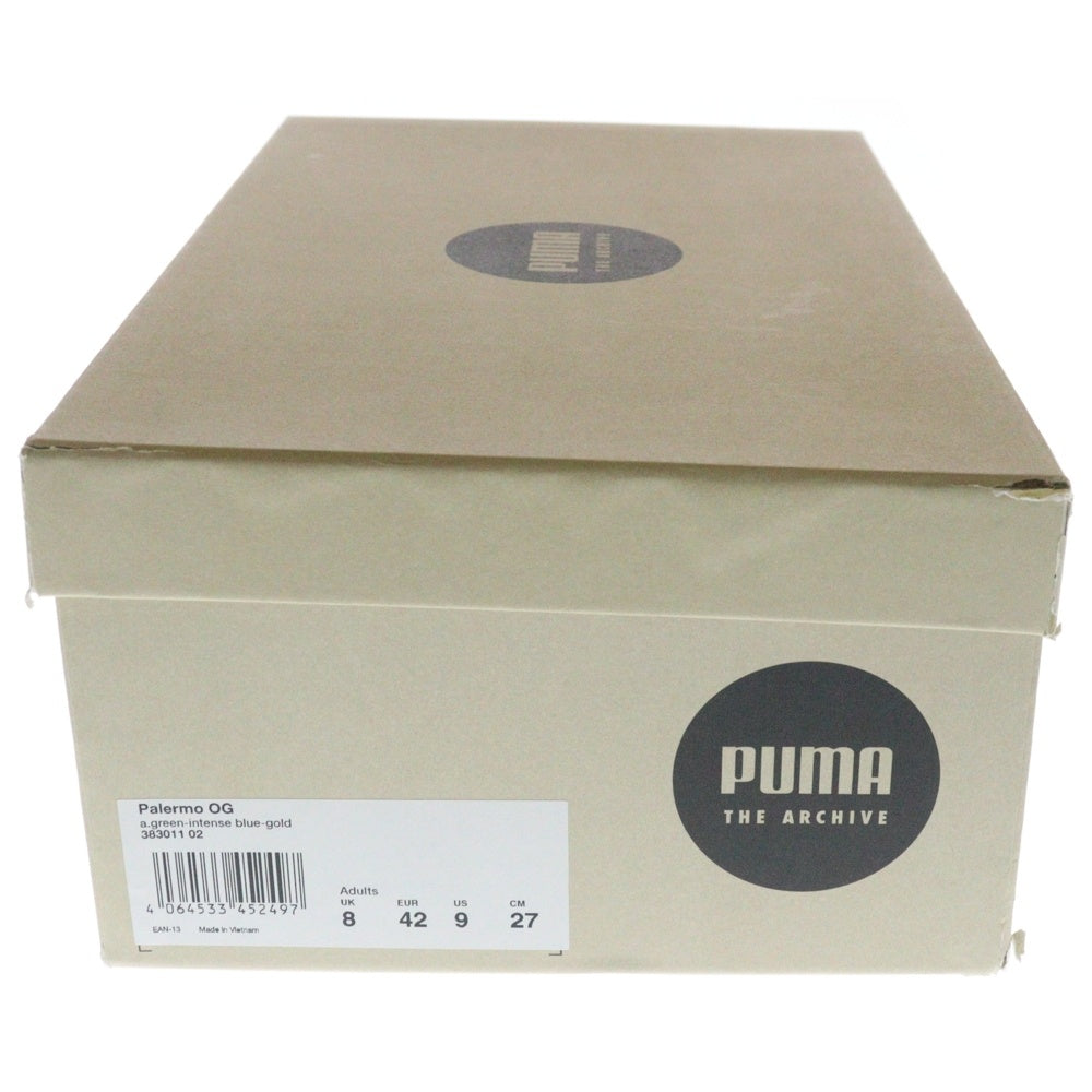 PUMA(プーマ) PALERMO OG パレルモ OG スウェードローカットスニーカー グリーン US9/27cm 383011-02