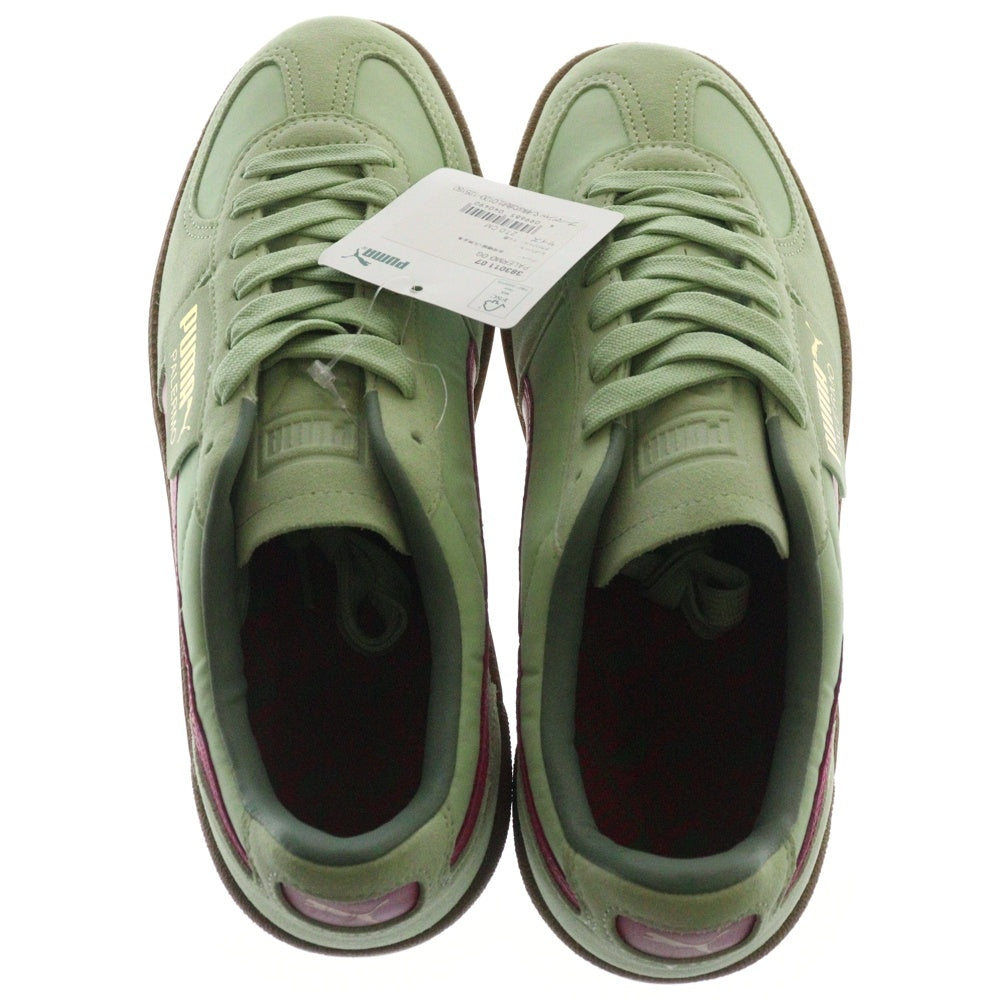 PUMA(プーマ) PALERMO OG パレルモ OG スウェードローカットスニーカー グリーン/ピンク US9/27cm 383011-07