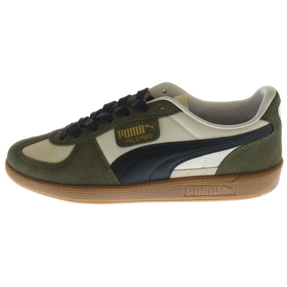 PUMA(プーマ) PALERMO OG パレルモ OG スウェードローカットスニーカー カーキ/ベージュ US9/27cm 383011-12