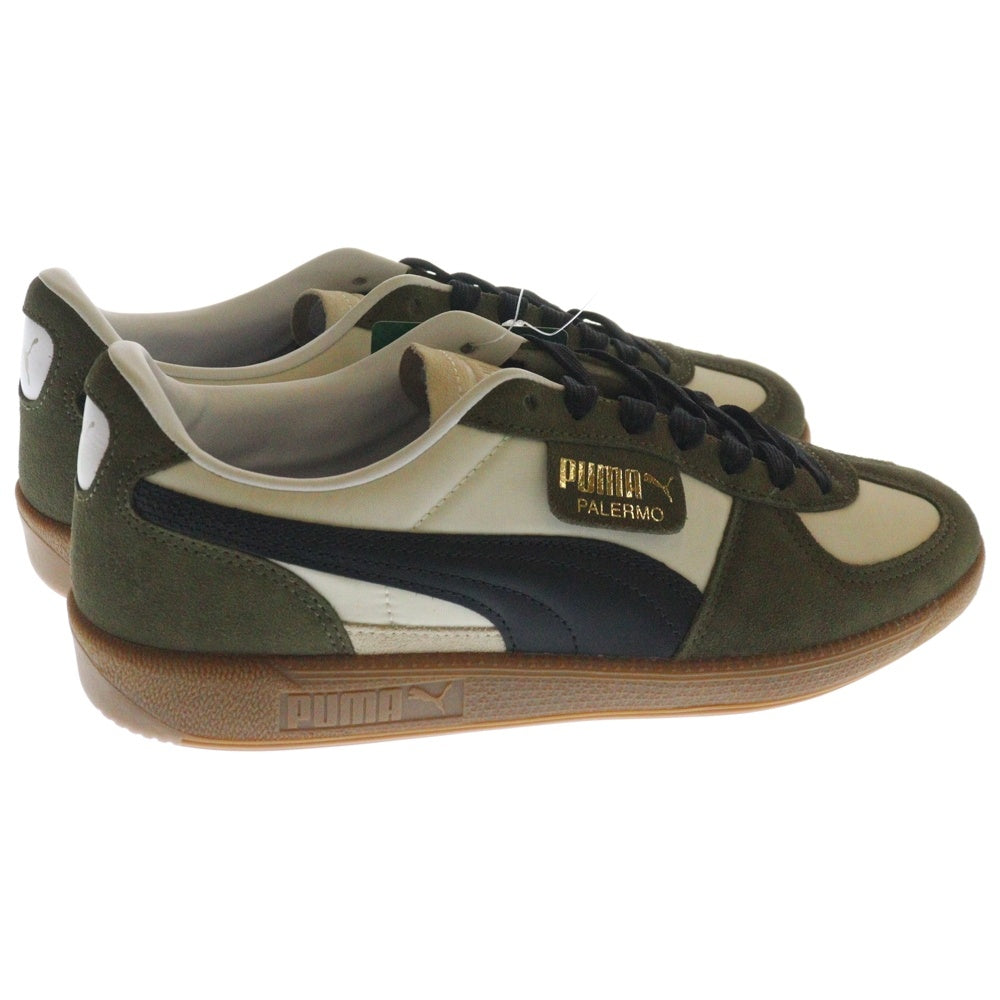 PUMA(プーマ) PALERMO OG パレルモ OG スウェードローカットスニーカー カーキ/ベージュ US9/27cm 383011-12
