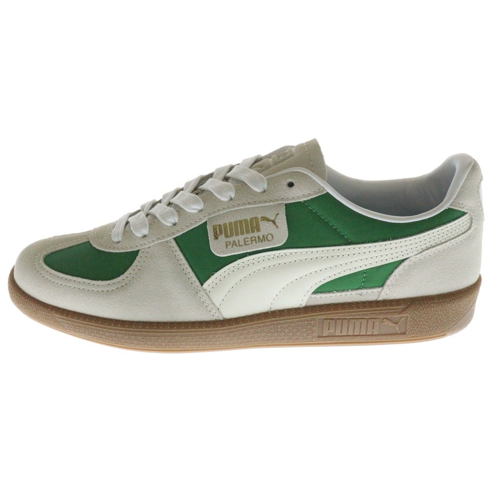 PUMA(プーマ) PALERMO OG パレルモ OG スウェードローカットスニーカー ベージュ/グリーン US9/27cm 383011-09