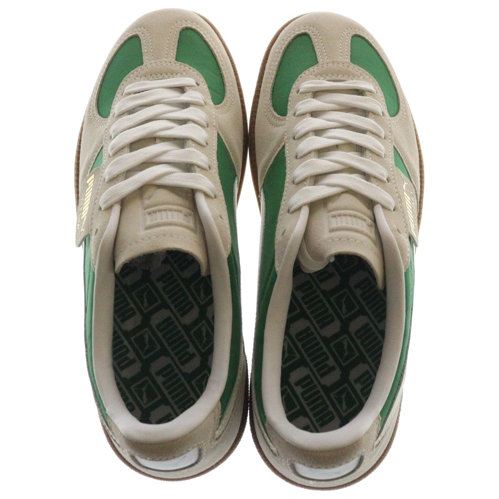 PUMA(プーマ) PALERMO OG パレルモ OG スウェードローカットスニーカー ベージュ/グリーン US9/27cm 383011-09