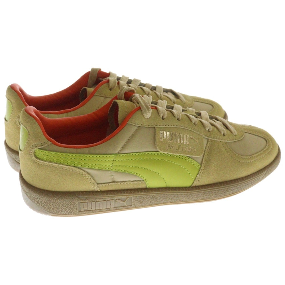 PUMA(プーマ) PALERMO OG パレルモ OG スウェードローカットスニーカー ベージュ/グリーン US9/27cm 383011-04