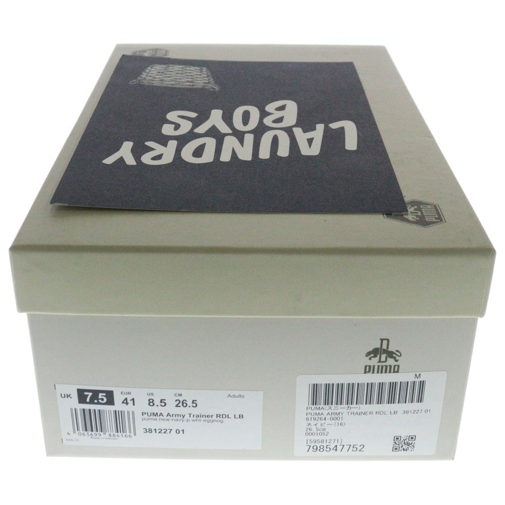 PUMA(プーマ) ARMY TRAINER RDL LB アーミー トレーナー RDL LB スウェードローカットスニーカー ネイビー US8.5/26.5cm 381227-01