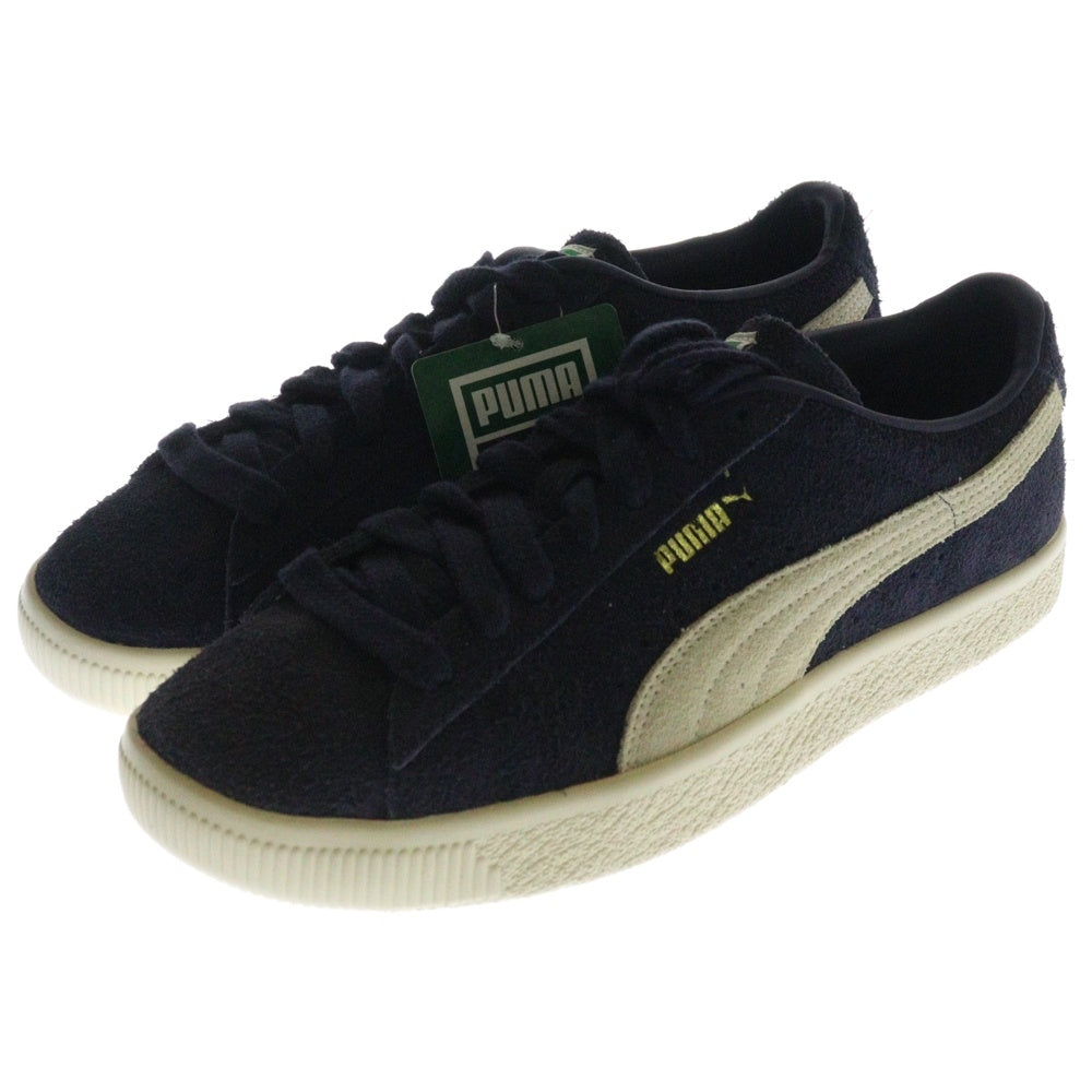 PUMA(プーマ) SUEDE VTG HAIRY スウェード ヴィンテージ へアリー スウェードローカットスニーカー ネイビー/ホワイト US9/27cm 385698-05