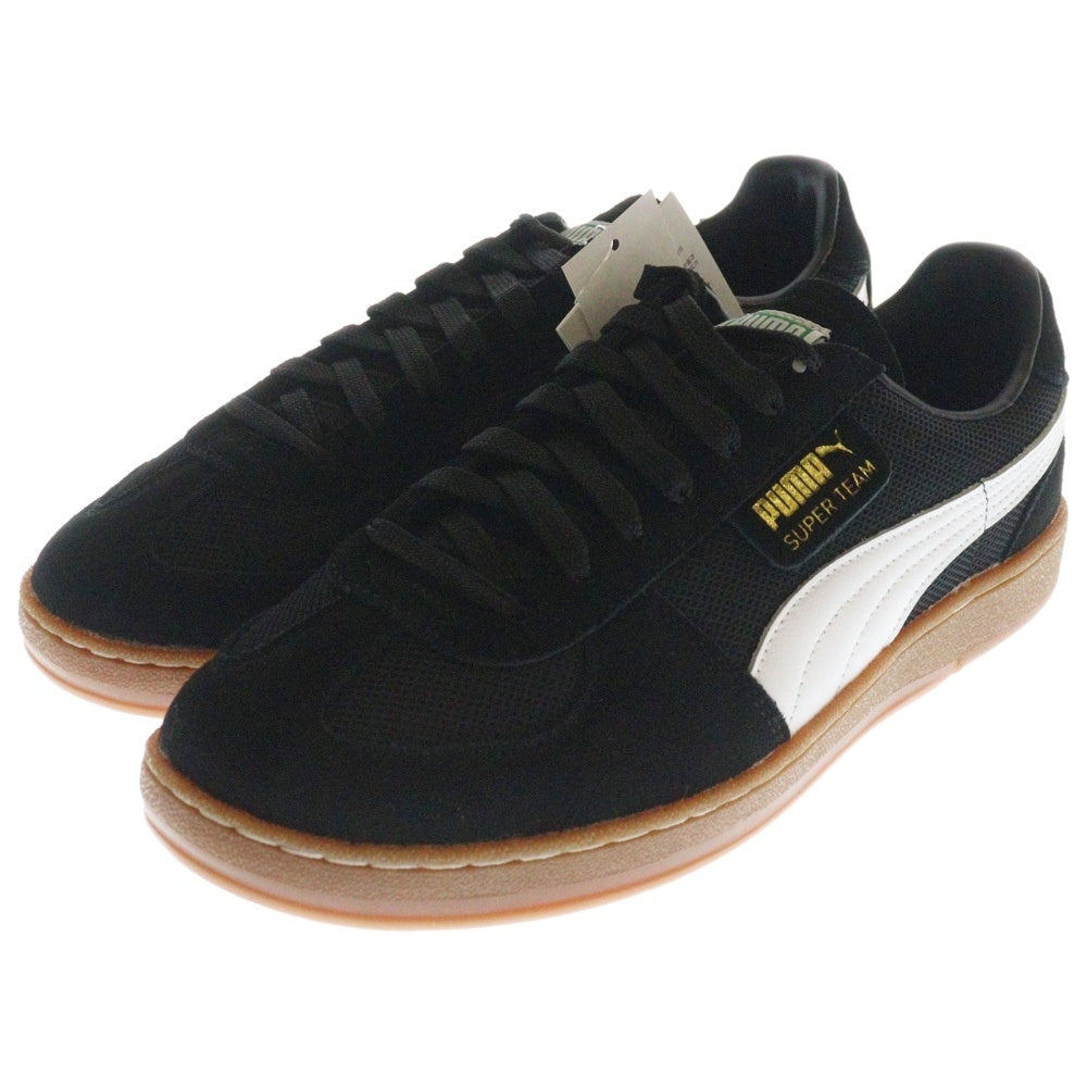 PUMA(プーマ) SUPER TEAM OG スーパーチーム OG スウェードローカットスニーカー ブラック/ホワイト US9/27cm 390424-08