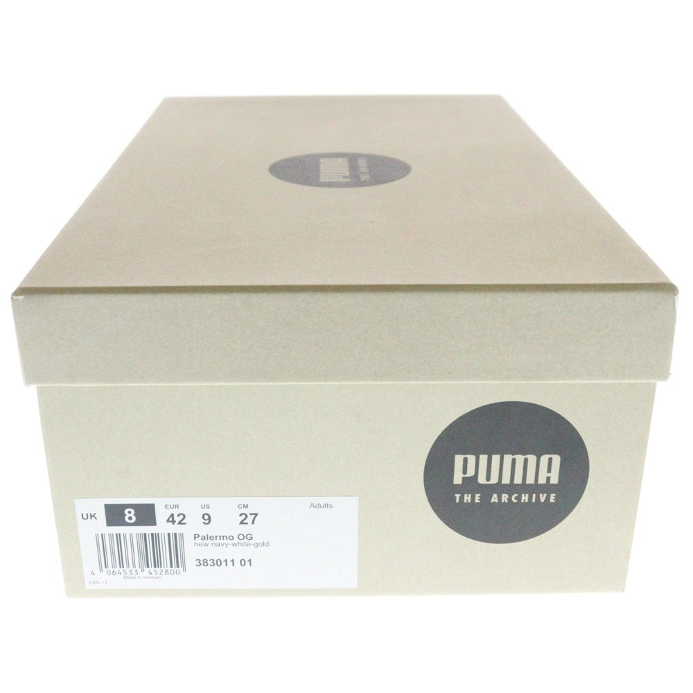 PUMA(プーマ) PALERMO OG パレルモ OG スウェードローカットスニーカー ブルー US9/27cm 383011-01